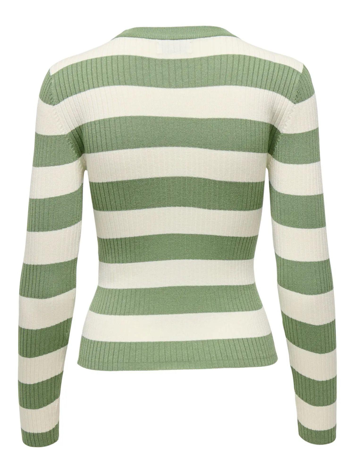 Jacqueline De Yong Maglia Donna Hedge Green Jdyplum 15277223 Hedge Green W EGGNOG JACQUELINE DE YONG 