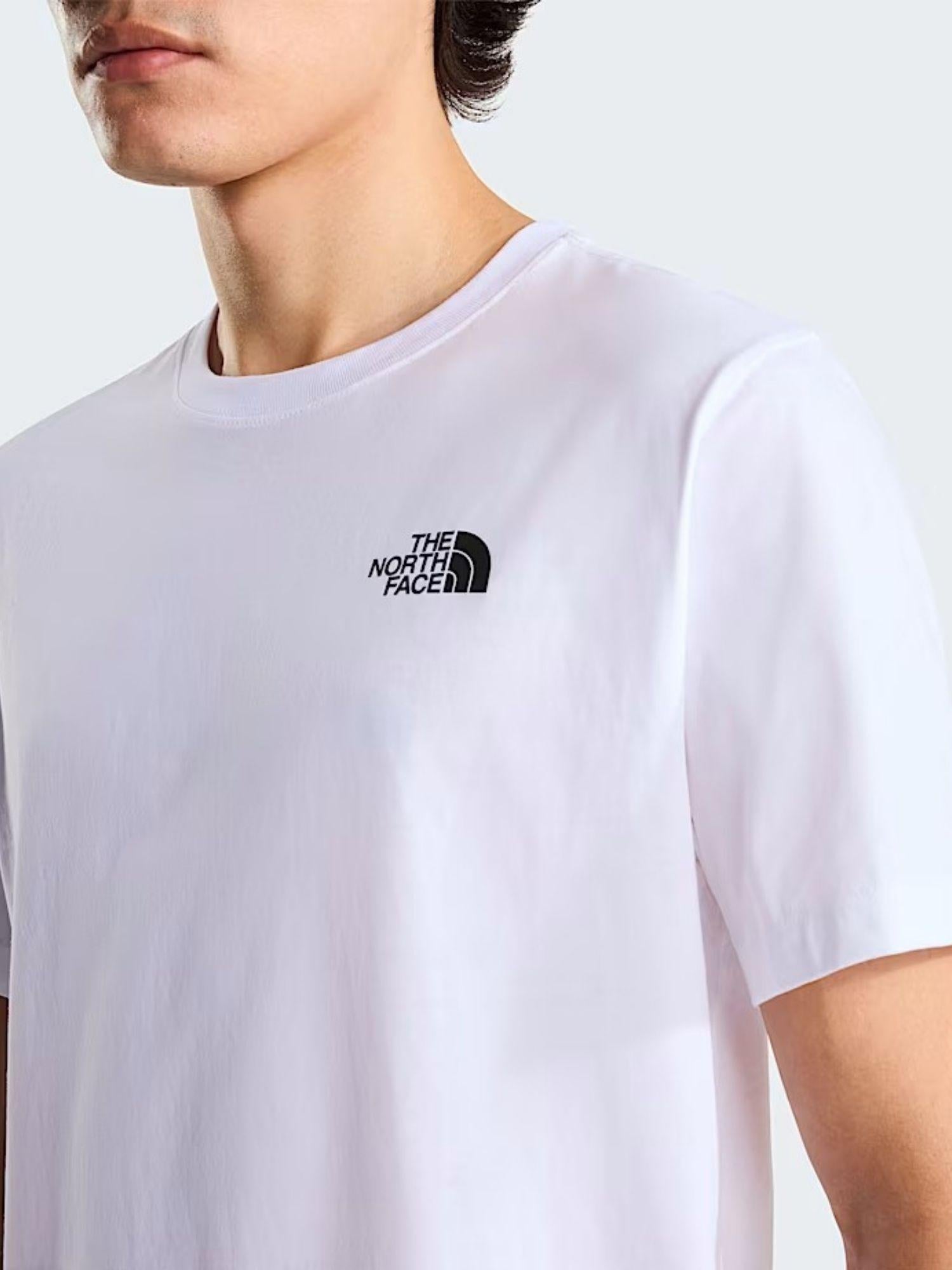 The North Face T-Shirt Uomo Bianca Evolution NSE Box Regular NF0A8B6K FN4 THE NORTH FACE 