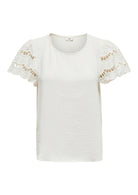 Jacqueline De Yong Top Donna Hannah Bianco 15312609 Cloud Dancer JACQUELINE DE YONG 