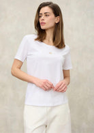 Blauer T-Shirt Donna Pumpies Bianca BLDH02211 7439 100 BLAUER 