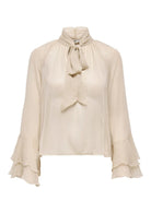 Only Blusa Donna Peninna Grigio Oxford 15367241 Oxford Tan ONLY 