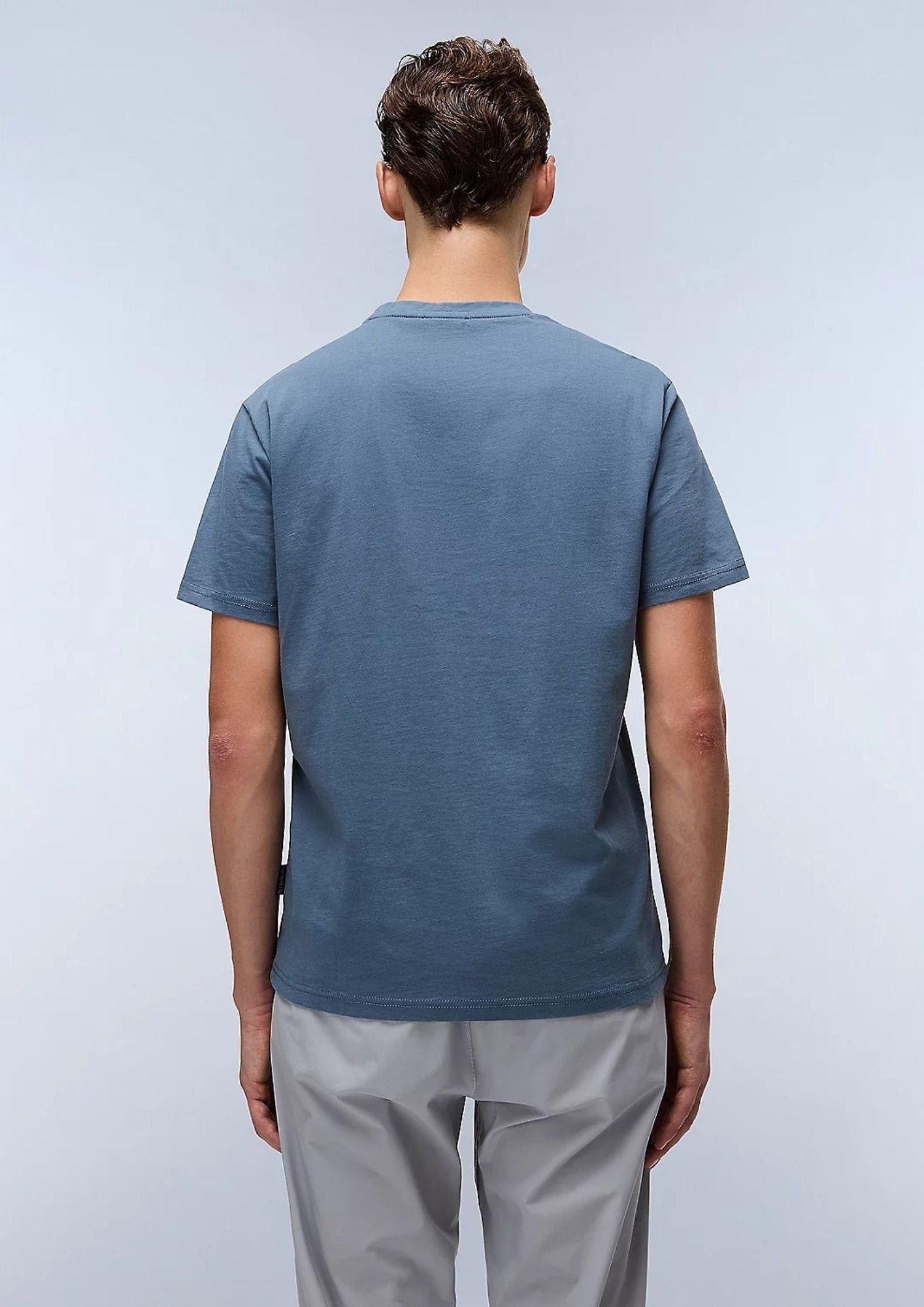 Napapijri T-Shirt Uomo Salis Blu Tempesta NP0A4H8D G1Y NAPAPIJRI 