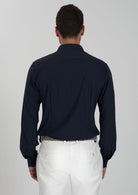 Yes Zee Camicia Uomo Collo Alla Francese Blu Navy C505 OQ00 0710 YES ZEE 