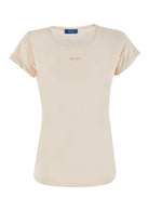 Yes Zee T-Shirt Donna Girocollo Bianco Gesso T257 S700 0107 YES ZEE 
