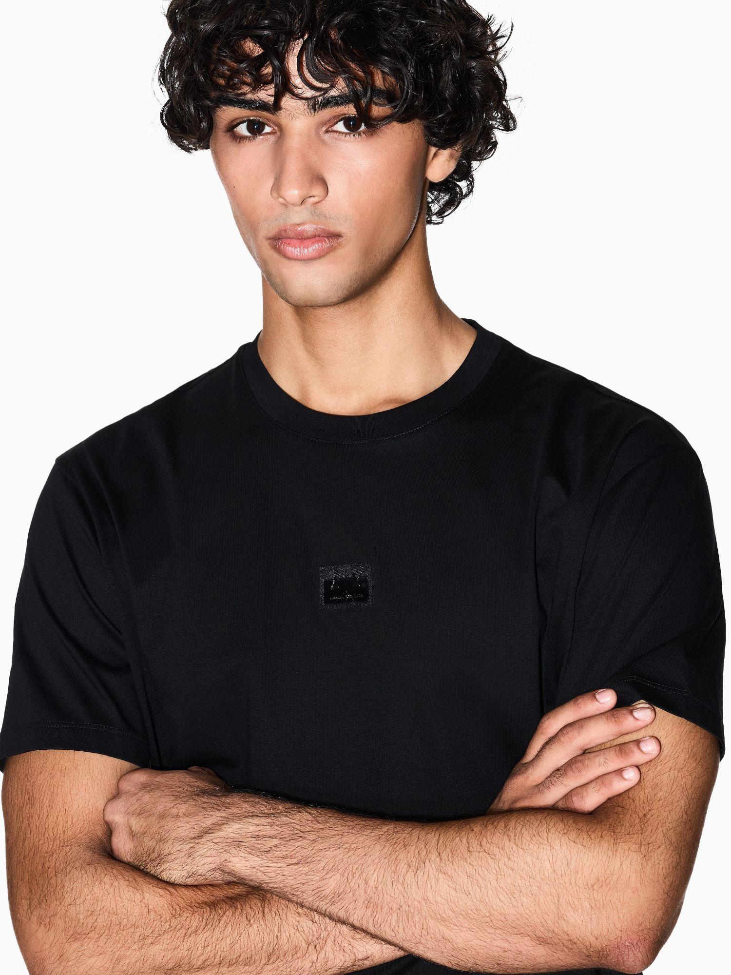Armani Exchange T-shirt regular fit Uomo Nero XM001479 AF10364 UC001 ARMANI EXCHANGE 