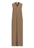 Emme Marella Tuta Donna Emmonore Cammello Riga Nera 2615241032200 006 EMME MARELLA 