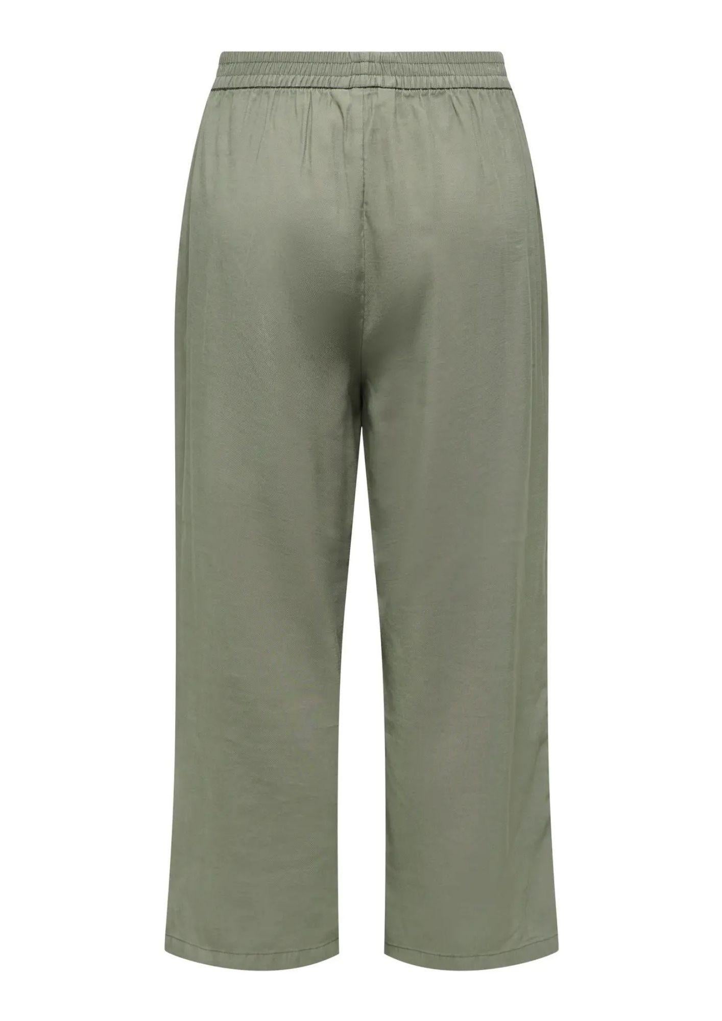 Only Pantalone Donna Aris Verde Oliva 15364124 Smokey Olive ONLY 