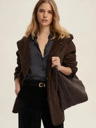 Emme Marella Caban reversibile Donna Gavetta Testa di moro 2525456072200 003 EMME MARELLA 