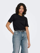 Only T-Shirt Donna Nero Onlonly 15270390 Black ONLY 