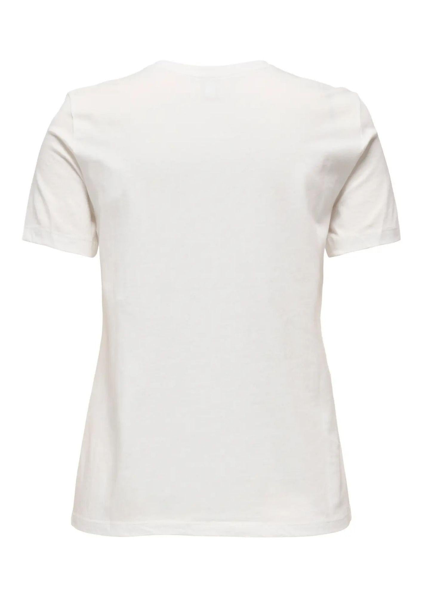 Only T-Shirt Donna Enja Bianca 15369258 Cloud Dancer ONLY 