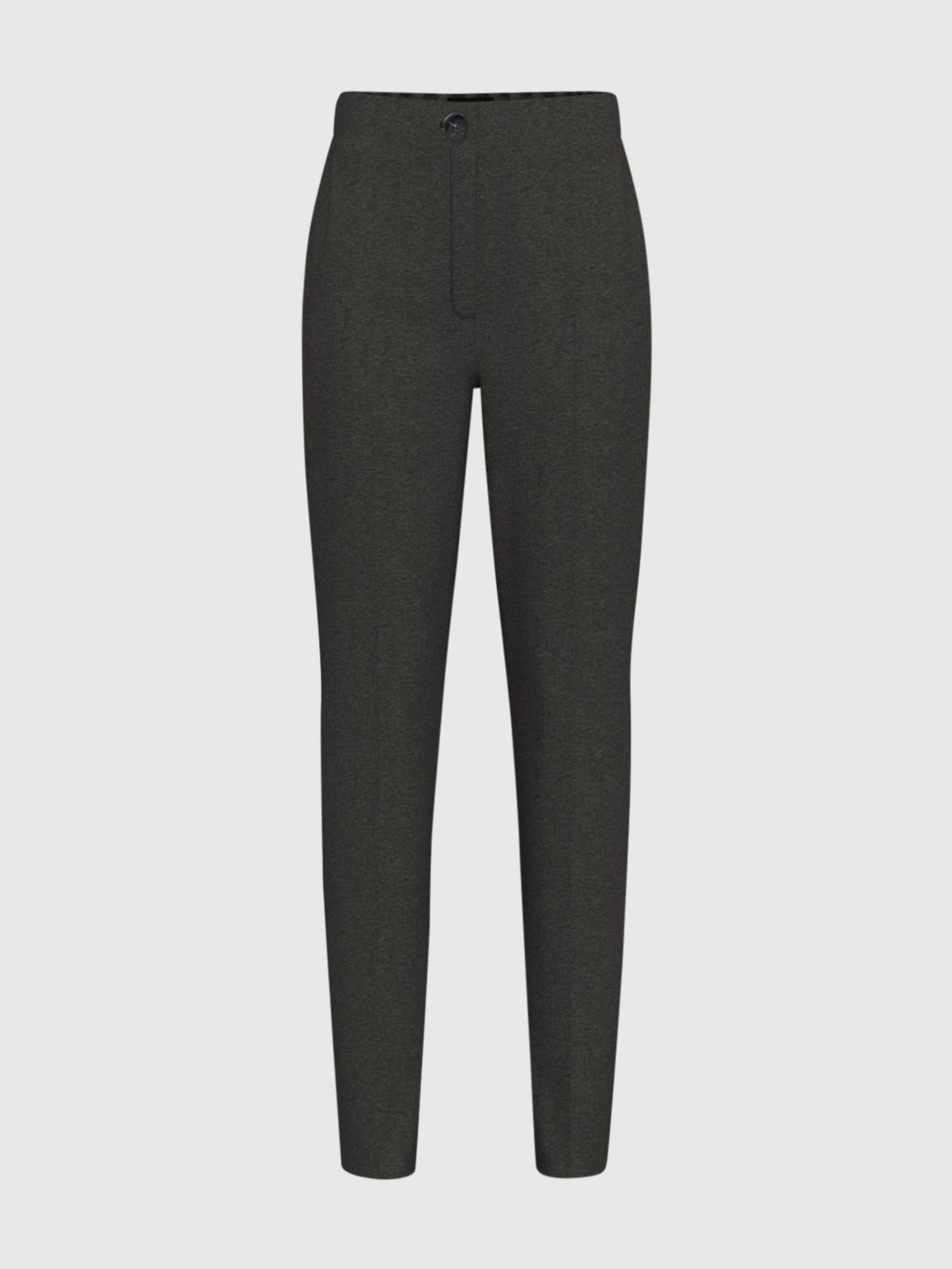 Emme Marella Pantalone a sigaretta in jersey Chinos Donna Antracite 2525786061200 006 EMME MARELLA 