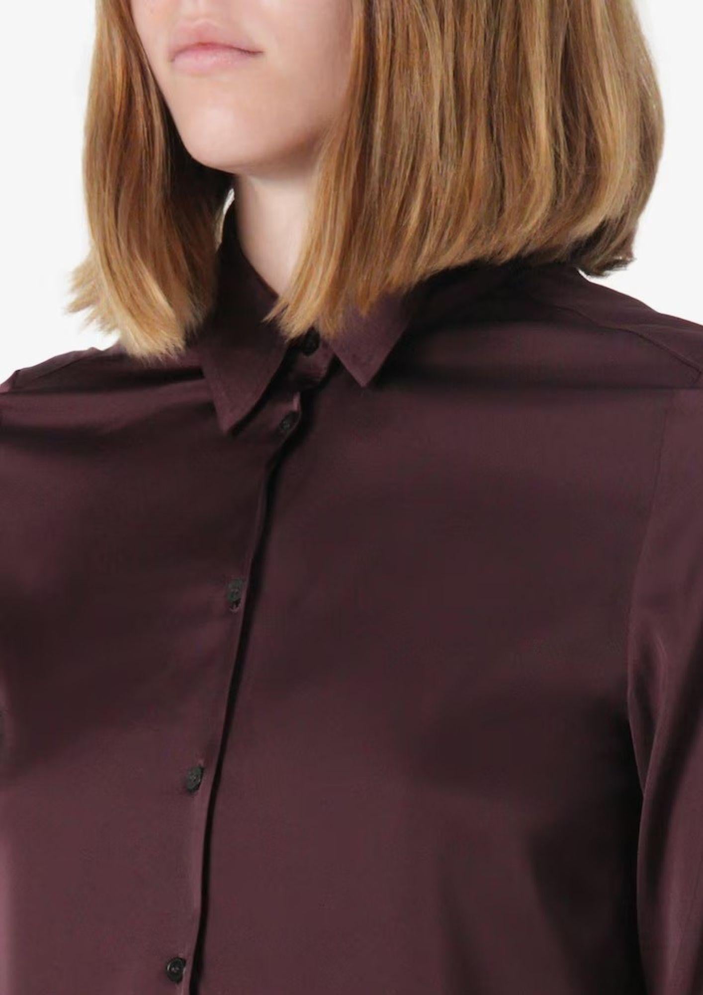 Emme Marella Camicia Donna Naples Bordeaux 2525116051200 005 EMME MARELLA 