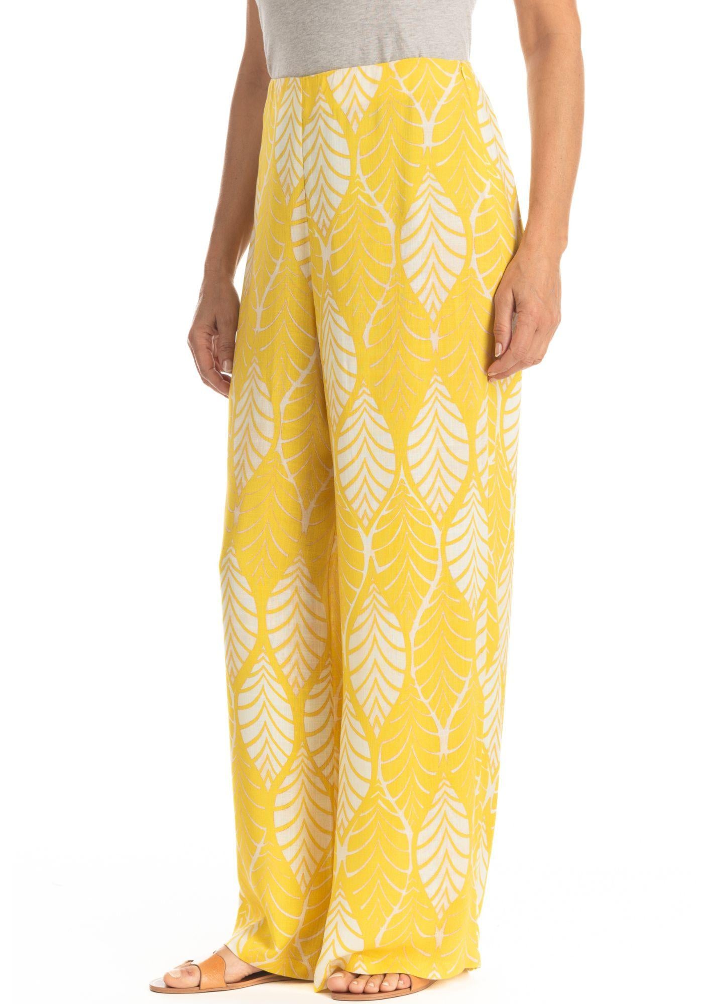 Pantalone Giallo Donna P618R005914 01 DIANA GALLESI 