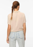 Vero Moda Camicia Donna Menny Beige 10303694 Silver Lining Calli VERO MODA 