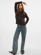 Vero Moda Maglia Donna Doffy Marrone 10201022 Chocolate Torte VERO MODA 