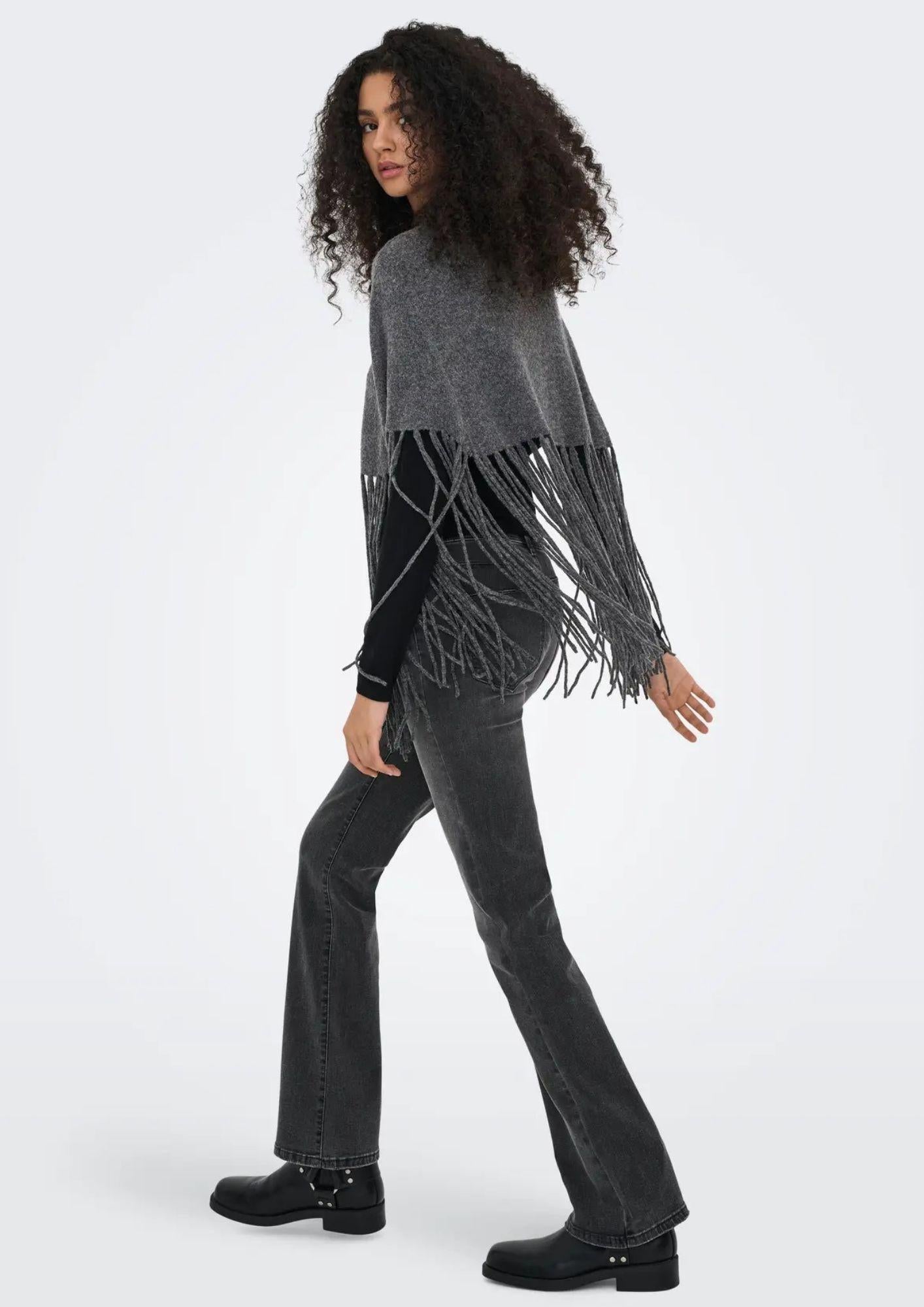 Jacqueline De Yong Bolero Donna Andrea Grigio Medio 15356040 Dark Grey Melange JACQUELINE DE YONG 