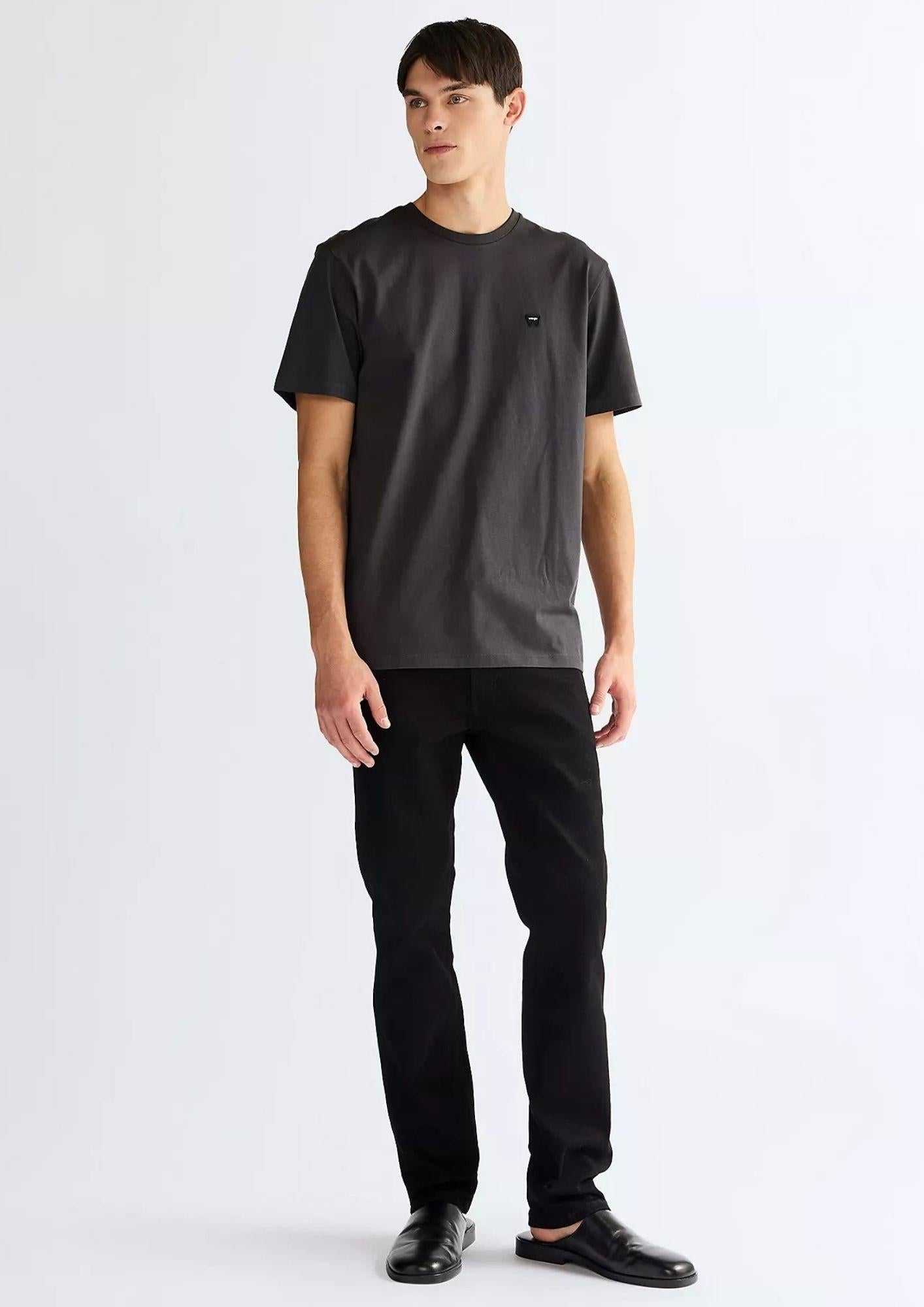 Wrangler T-Shirt Uomo Nero Sbiadito 112351320 BLACK WRANGLER 