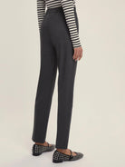 Emme Marella Pantalone Donna a sigaretta in jersey Chinos Antracite 2525786061200 006 EMME MARELLA 
