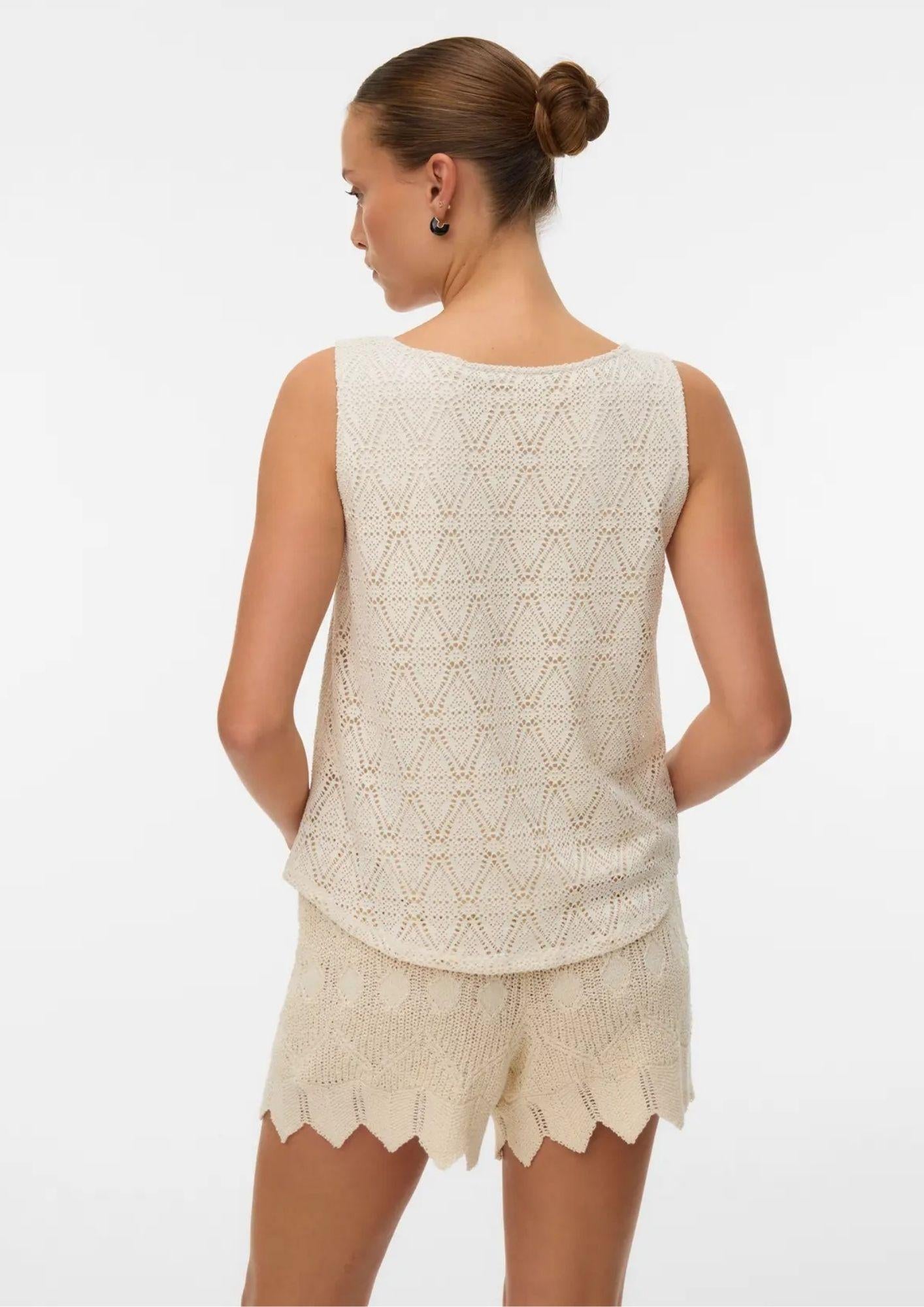 Vero Moda Top Donna Maya Grigio Betulla 10325032 Birch VERO MODA 