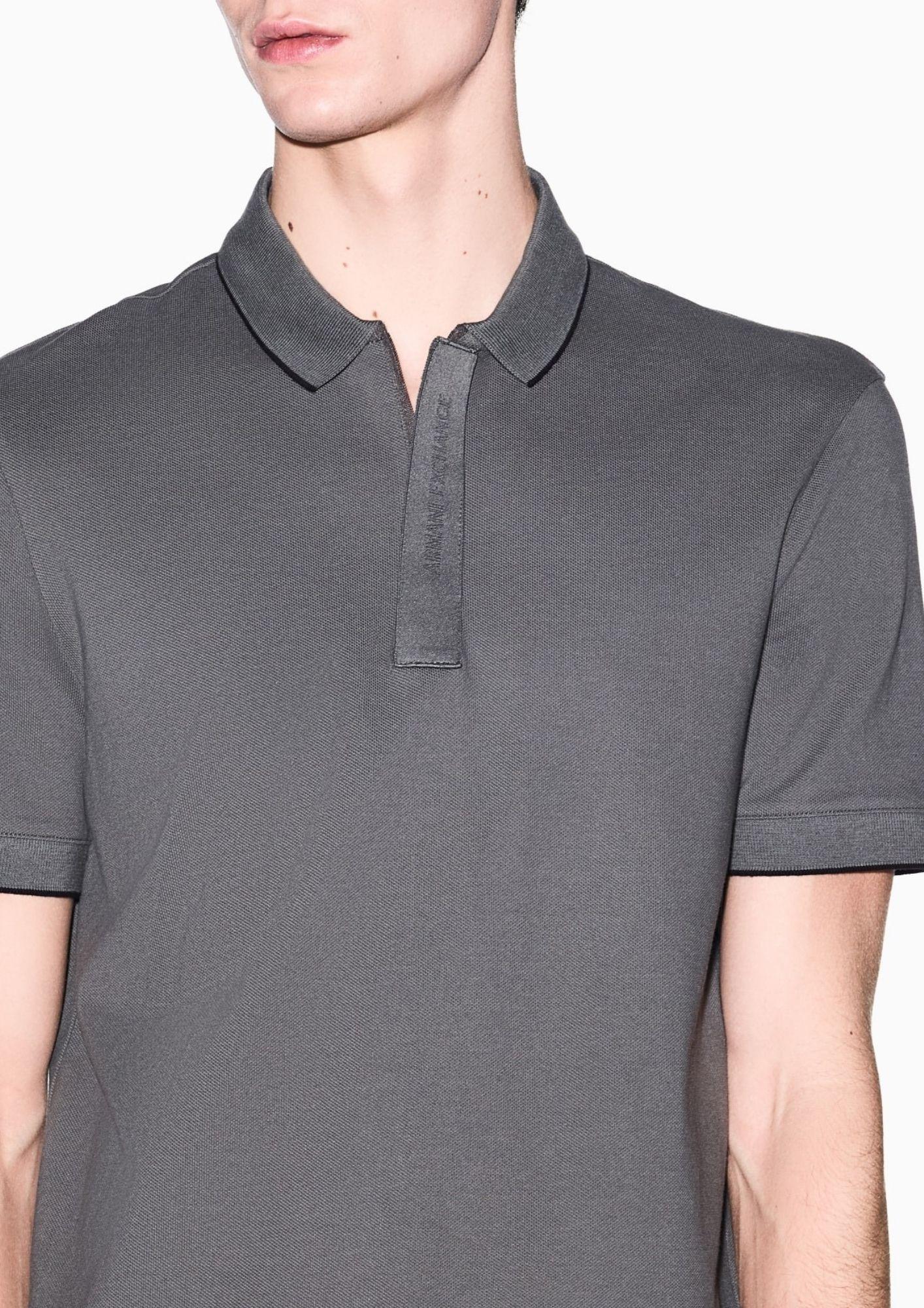 Armani Exchange Polo Uomo Grigia XM001285 AF10366 M8317 ARMANI EXCHANGE 