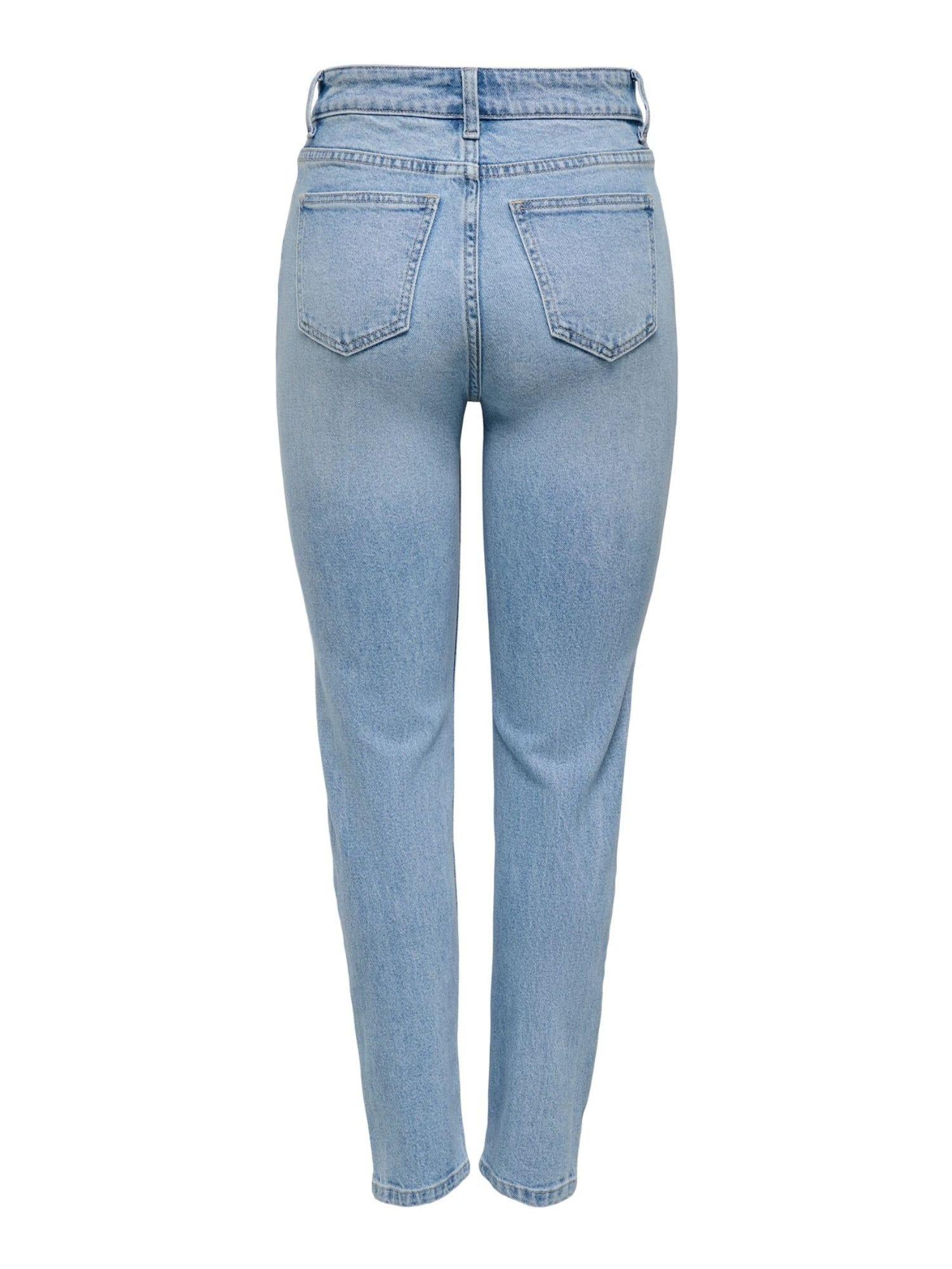 Only Jeans Donna Light Blue Straight Fit Onlemily 15361608 Light Blue Denim ONLY 