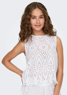 Only Top Donna Tulum Bianco 15343156 Bright White ONLY 