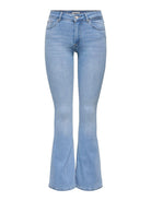 Only Jeans Donna Light Blue Flared Fit Onlblush 15245444 Light Blue Denim ONLY 