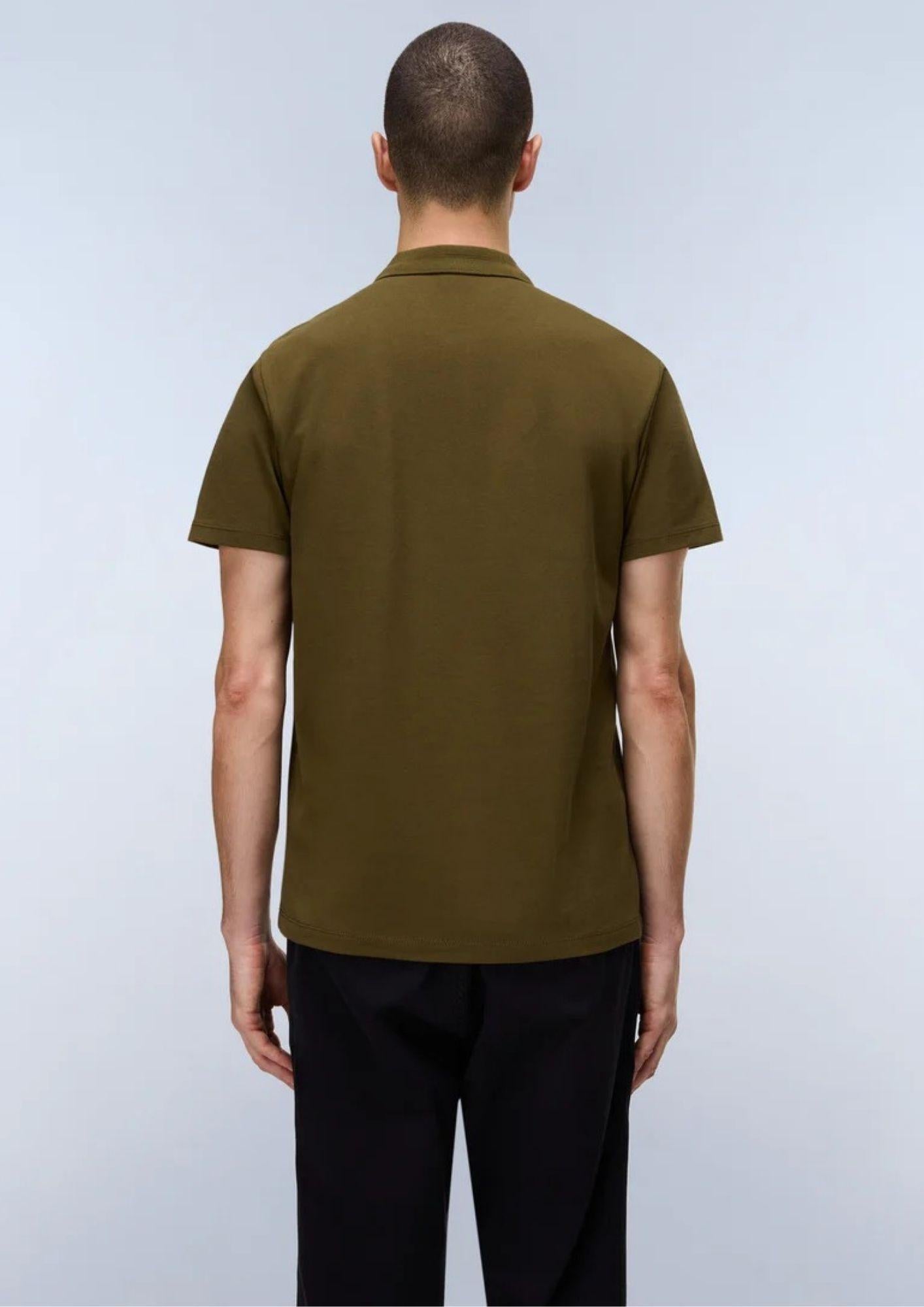 Napapijri Polo Uomo Ealis Verde Oliva Scuro NP0A4H8B G3A NAPAPIJRI 