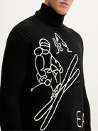 EA7 Emporio Armani Maglione Uomo Dolcevita Nero Regular Fit 7M000502 AF19328 MC262 EA7 EMPORIO ARMANI 