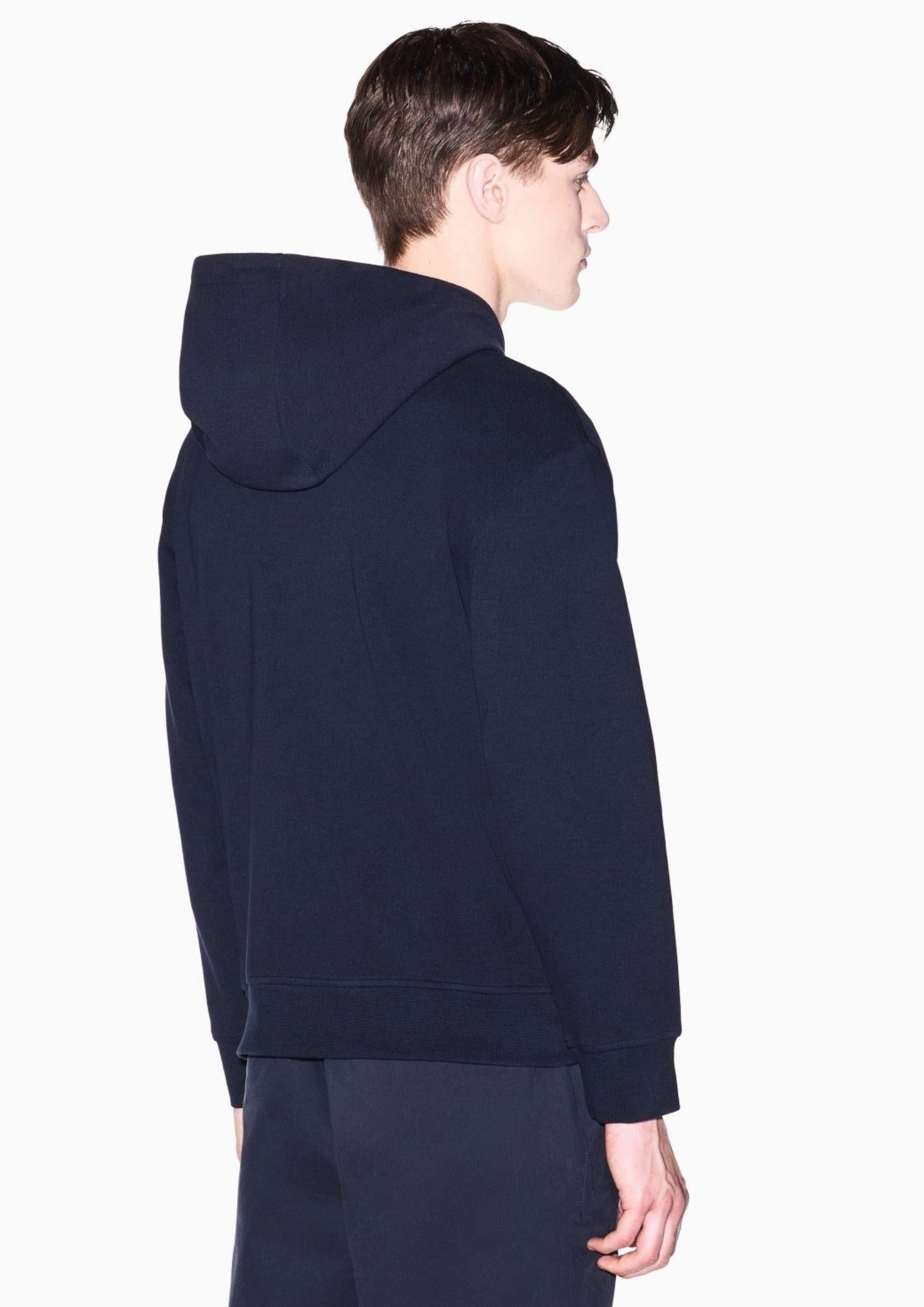 Armani Exchange Felpa Uomo Blu Navy XM002352 AF21869 UB101 ARMANI EXCHANGE 