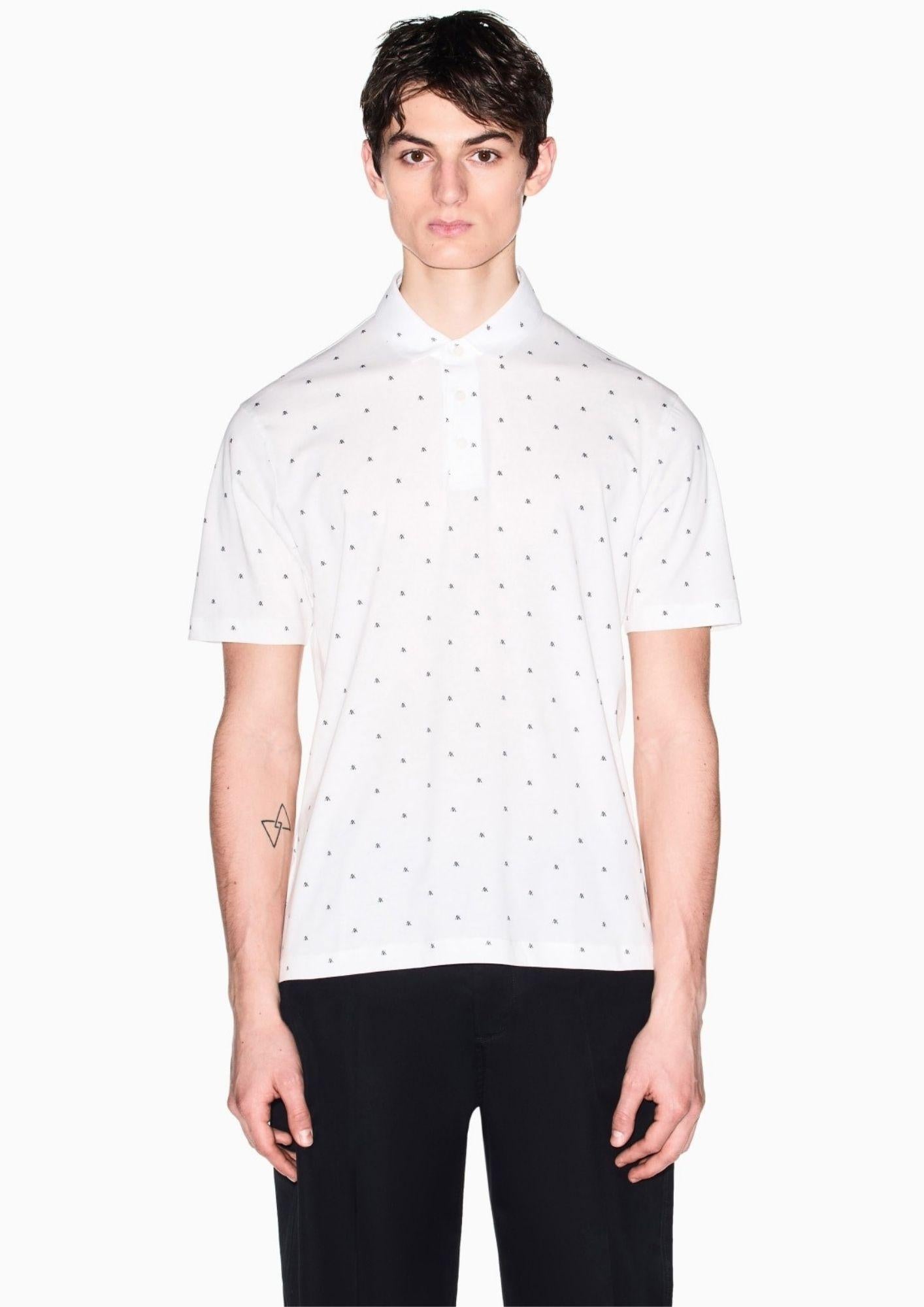 Armani Exchange Polo Uomo Bianca XM000735 AF10356 F0198 ARMANI EXCHANGE 