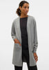 Vero Moda Cardigan Donna Silje Grigio Medio