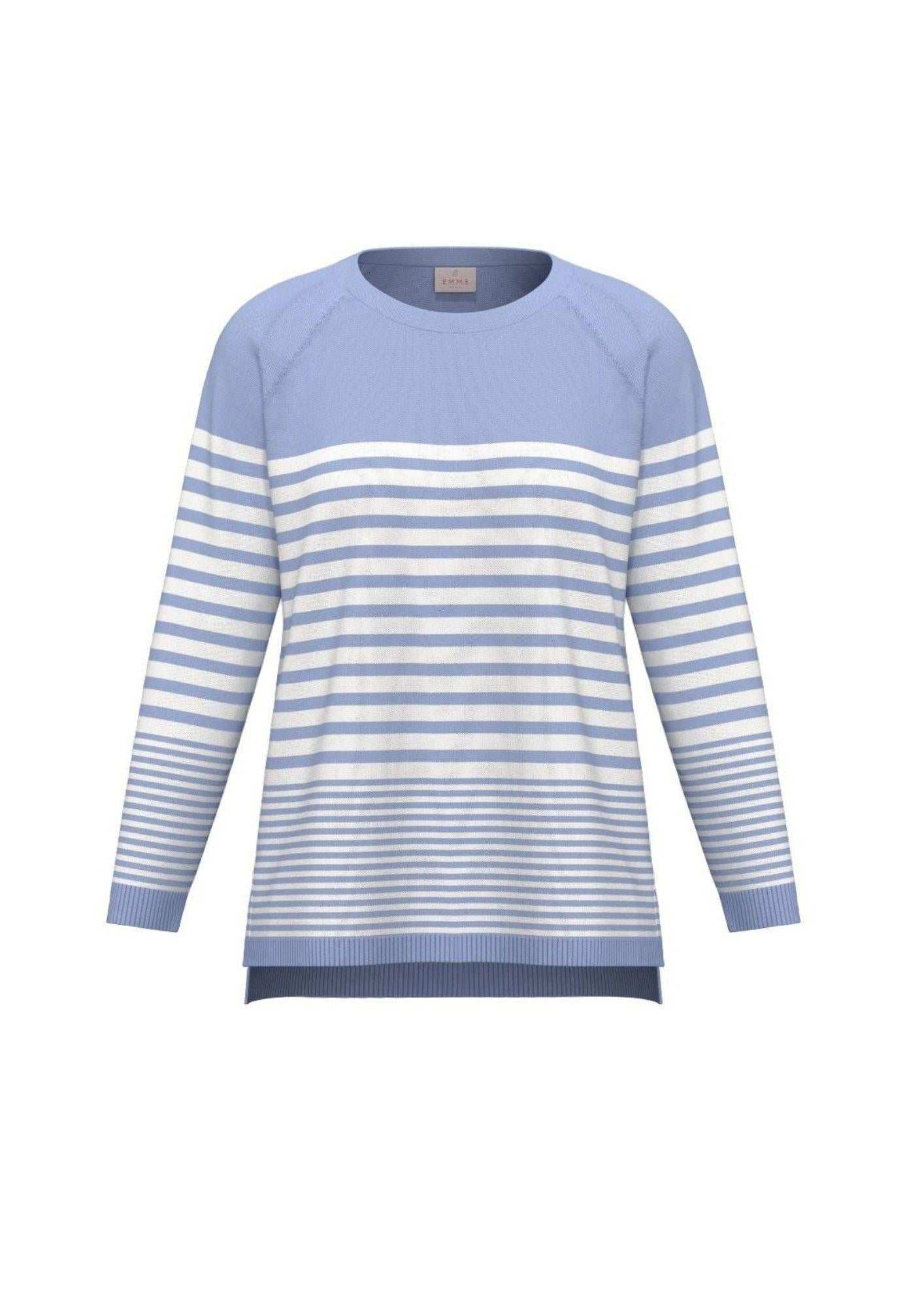 Emme Marella Maglia Donna Emmghiglia Azzurro a Righe 2615361181200 010 EMME MARELLA 