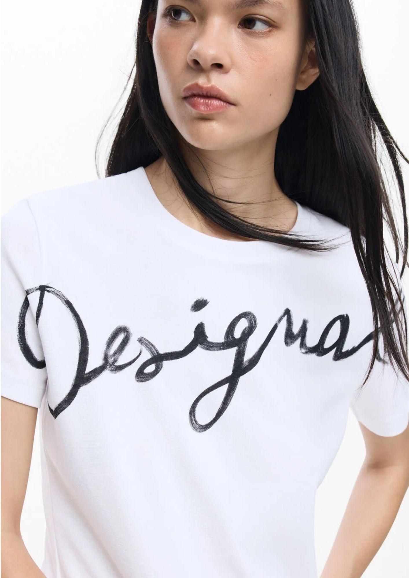 Desigual T-Shirt Donna Florencia Bianca 26SWTK07 1000 DESIGUAL 