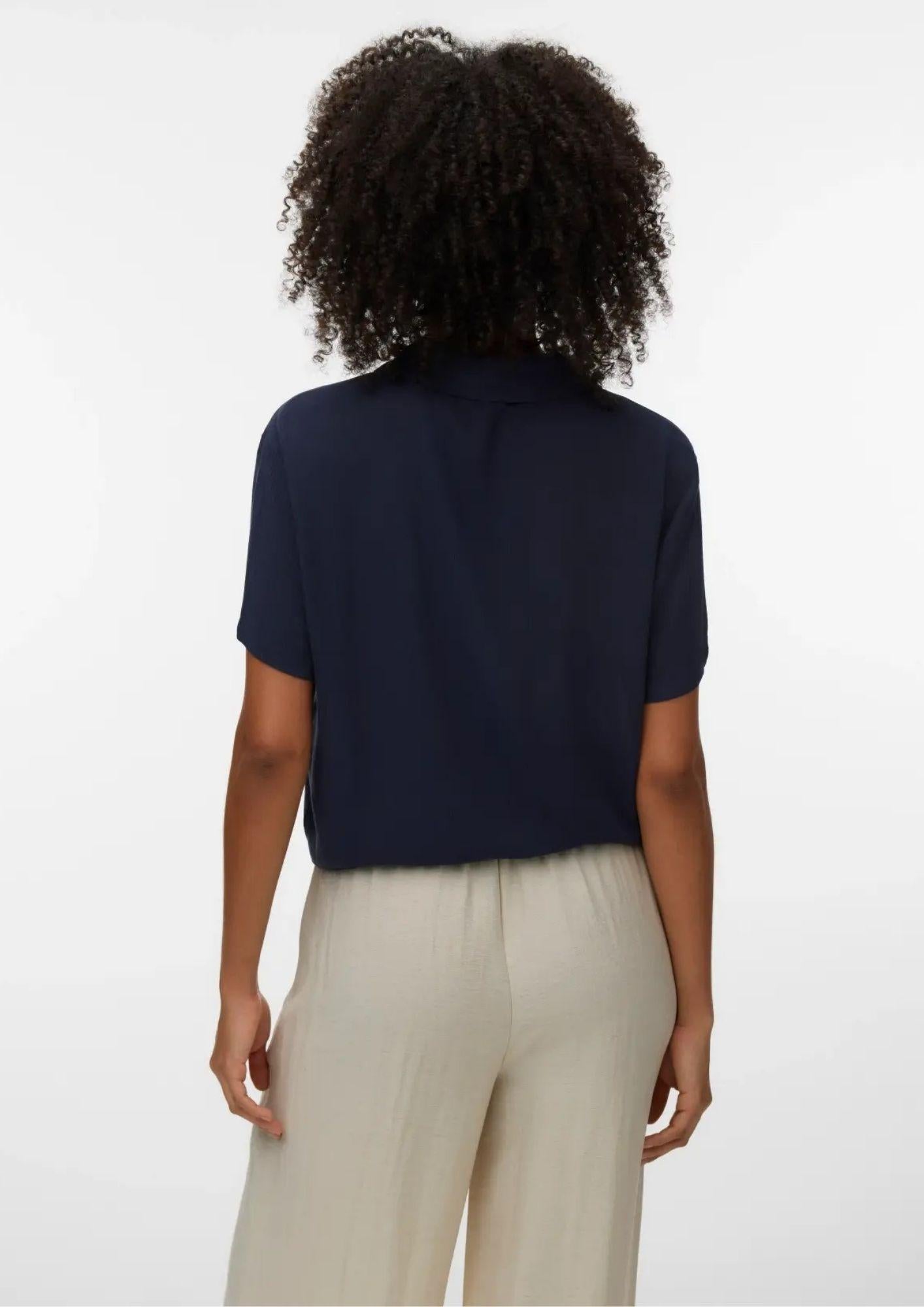 Vero Moda Camicia Donna Menny Blu Navy 10303694 NAVY BLAZER VERO MODA 