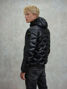 Blauer Piumino ad onde Wave Uomo Nero BLUC03074 6355 999 BLAUER 