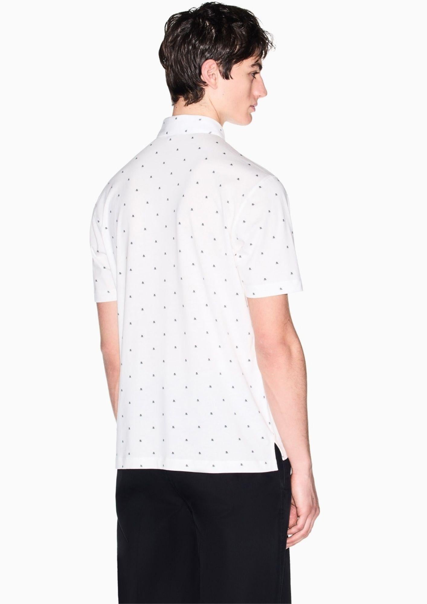 Armani Exchange Polo Uomo Bianca XM000735 AF10356 F0198 ARMANI EXCHANGE 
