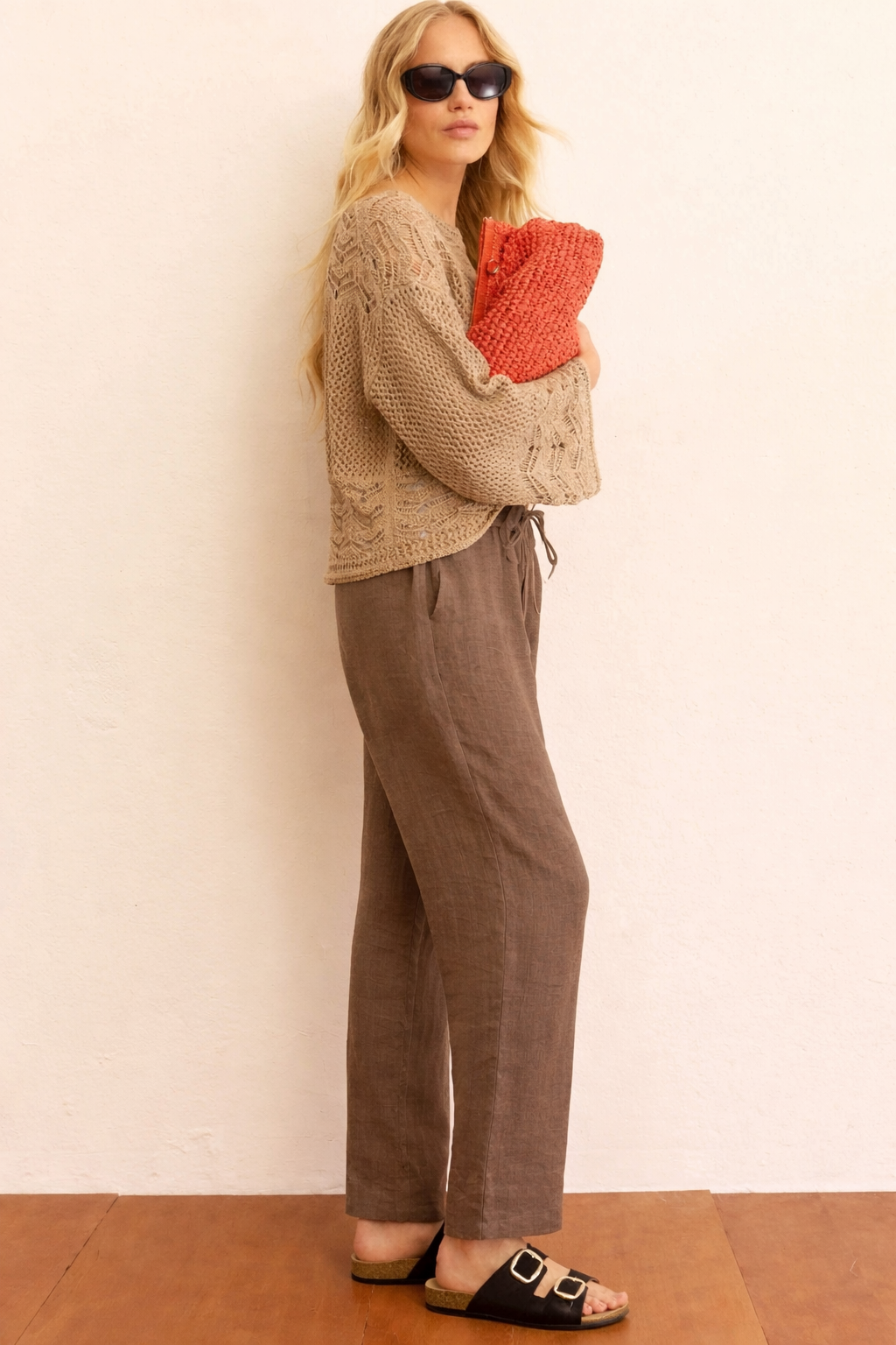 Emme Marella Pantalone Donna Emmsauna Tortora 2615131232200 005 EMME MARELLA 