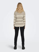 Only Maglia Donna Simply Taupe Onlgeena 15113356 Simply Taupe Eggnog ONLY 