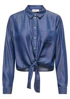 Jacqueline De Yong Camicia Donna Jasper Blu Scuro Denim 15252957 Dark Blue Denim JACQUELINE DE YONG 