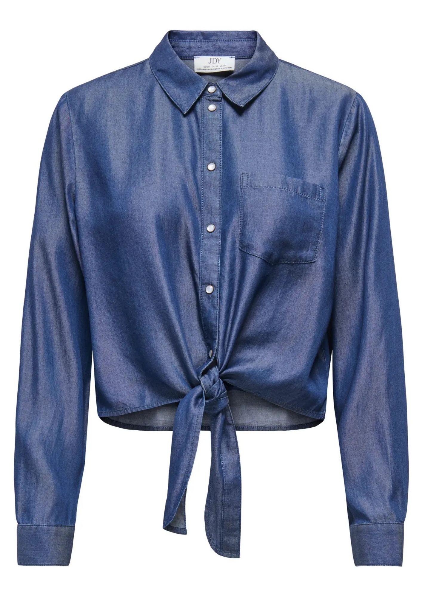 Jacqueline De Yong Camicia Donna Jasper Blu Scuro Denim 15252957 Dark Blue Denim JACQUELINE DE YONG 