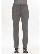 Diana Gallesi Pantalone Donna Nero e Latte a Quadretti P506R108519N 41 DIANA GALLESI 