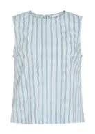 Vila Top Donna Valencia Azzurro 14115167 Nantucket Breeze SNOW WHITE VILA 