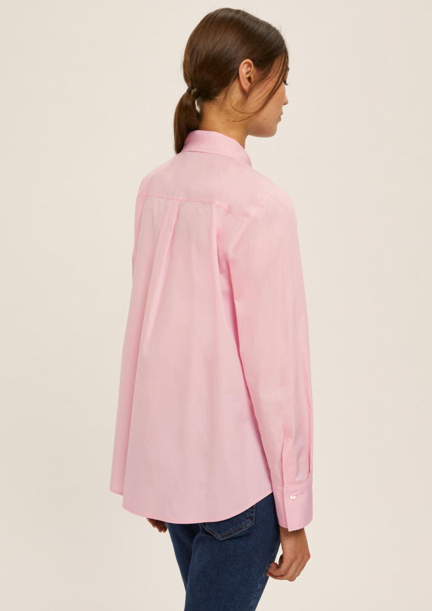 Emme Marella Camicia in popeline con dettagli di perle e strass Valda Donna Rosa 2525116044200 002 EMME MARELLA 