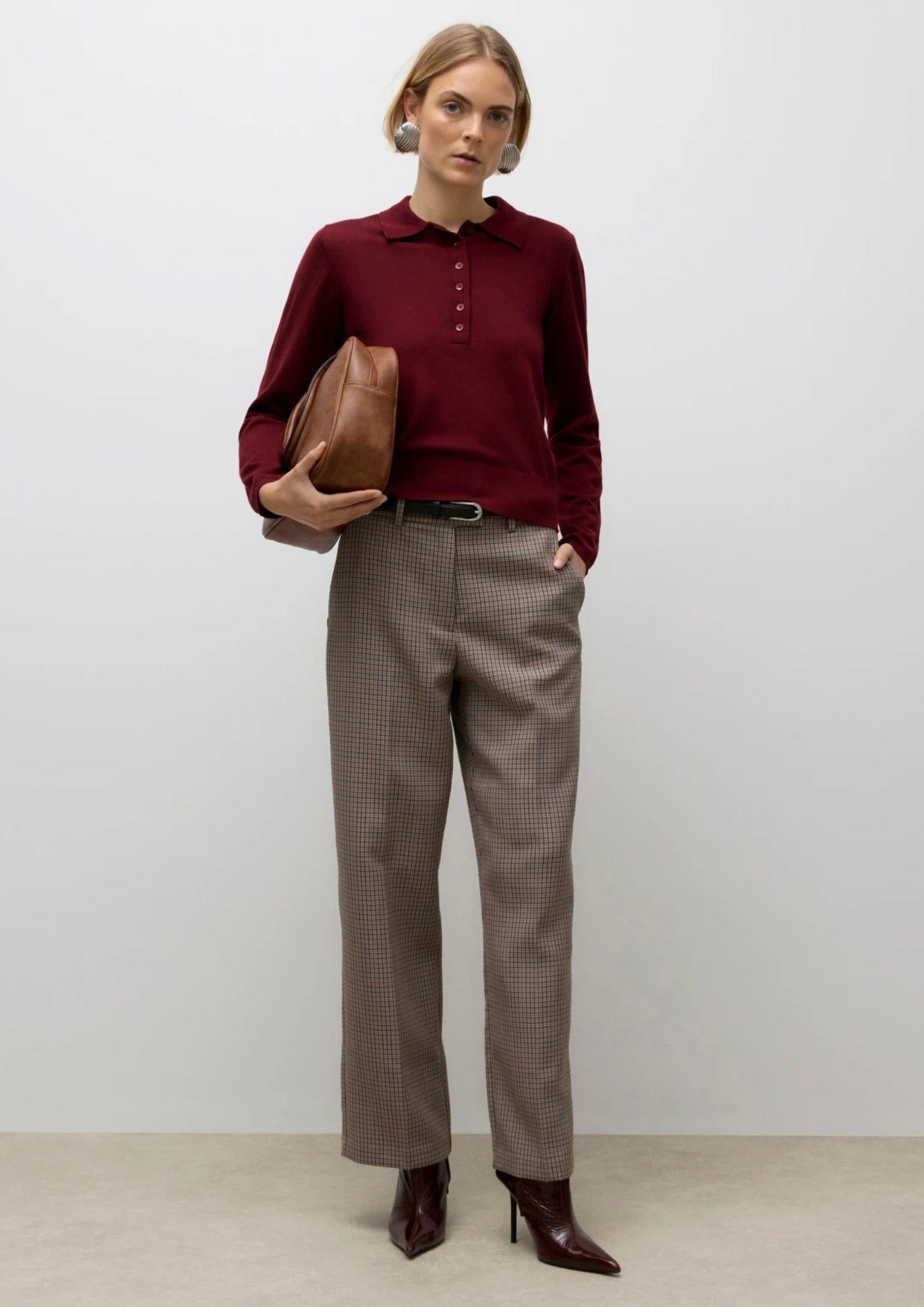 Aware Maglione Donna Sikita Bordeaux 10331614 Zinfandel VERO MODA 