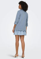 Only Giacca Donna Marsa Azzurro Denim 15308084 Faded Denim MELANGE ONLY 