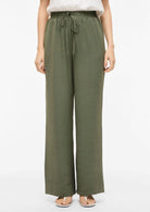 Vila Pantalone Donna Vijosa Blu Verde Oliva 14100308 Olivine VILA 