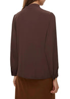 Emme Marella Camicia Donna Alibi Marrone Moro 2525116111200 005 EMME MARELLA 