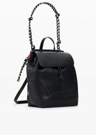 Desiagual Zaino Backhalf Logo Luena Mini Black Nero 26SAKP19 2000 DESIGUAL 