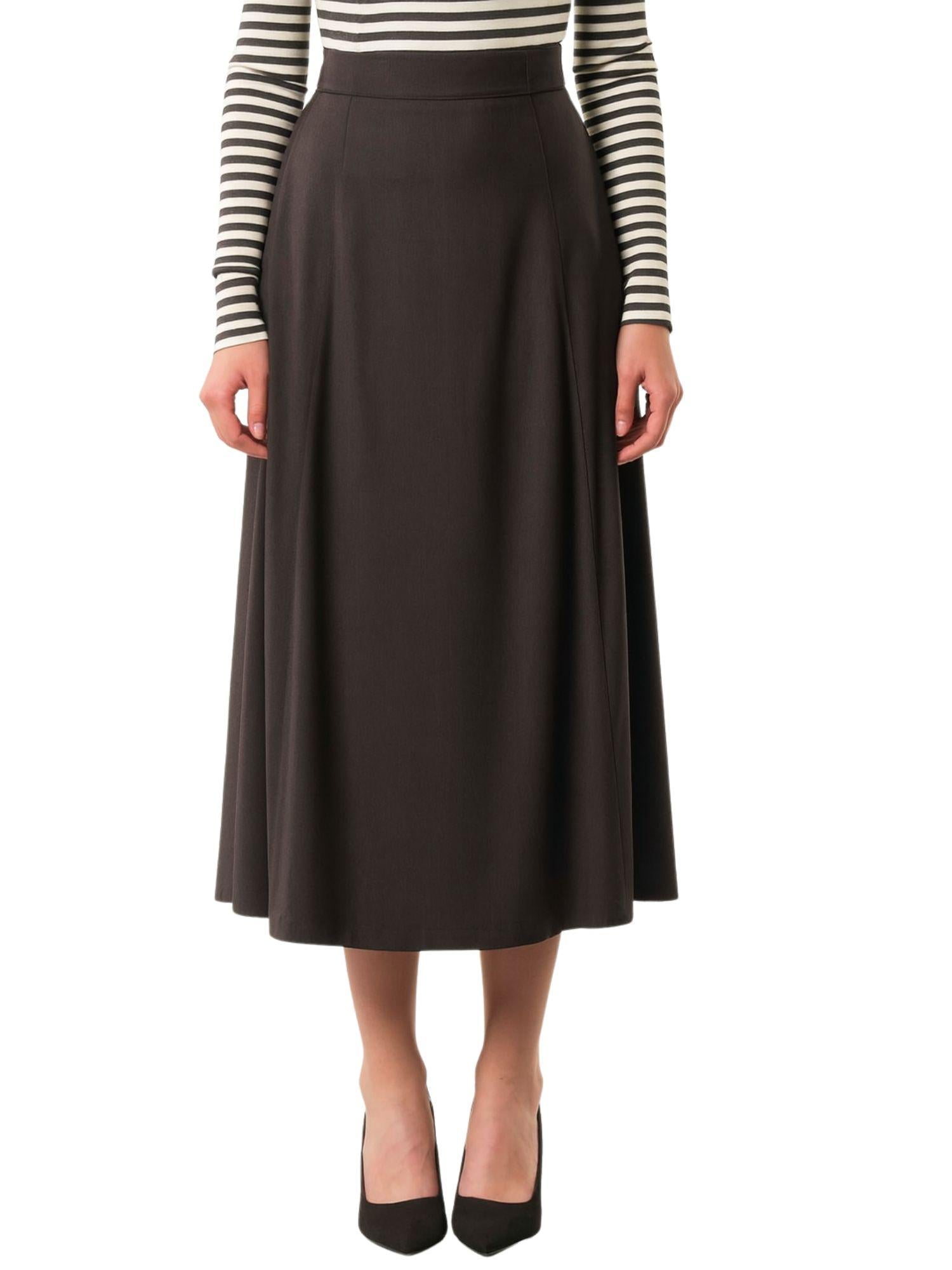 Emme Marella Gonna Donna Refuge Marrone Noce 2525106012200 007 EMME MARELLA 